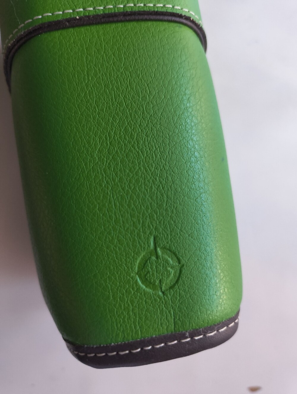 Franklin Covey Genuine Leather Planner Agenda Kelly Green 8" X 7" X 2" - Picture 4 of 17